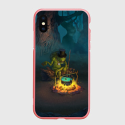 Чехол для iPhone XS Max матовый Сэр Троглодит - Болото
