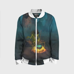 Детский бомбер 3D Сэр Троглодит - Болото