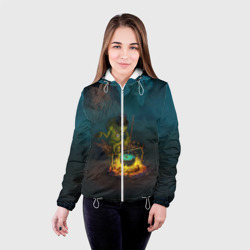Женская куртка 3D Сэр Троглодит - Болото - фото 2