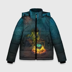 Зимняя куртка для мальчиков 3D Сэр Троглодит - Болото