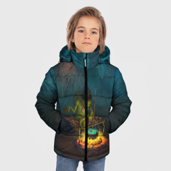 Зимняя куртка для мальчиков 3D Сэр Троглодит - Болото - фото 2