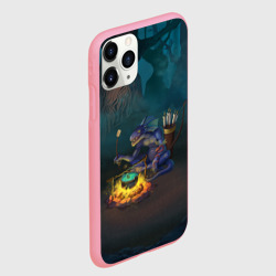 Чехол для iPhone 11 Pro Max матовый Сэр Троглодит - Ящер - фото 2