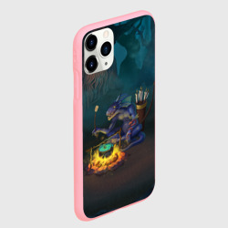 Чехол для iPhone 11 Pro матовый Сэр Троглодит - Ящер - фото 2