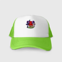 Кепка тракер с сеткой Сэр Троглодит - Психоделика демон