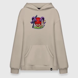 Худи SuperOversize хлопок Сэр Троглодит - Психоделика демон