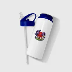 Бутылка для воды с трубочкой Сэр Троглодит - Психоделика демон - фото 2