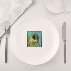 Набор: тарелка + кружка Сэр Троглодит - Импрессионизм - фото 2