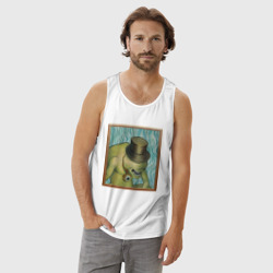 Мужская майка хлопок Сэр Троглодит - Импрессионизм - фото 2