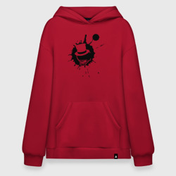 Худи SuperOversize хлопок Сэр Троглодит - Минимализм чер