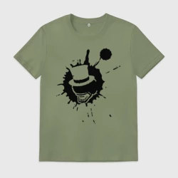 Мужская футболка хлопок Сэр Троглодит - Минимализм чер