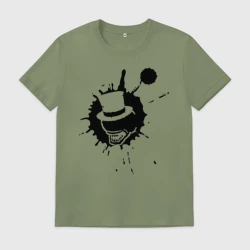 Мужская футболка хлопок Сэр Троглодит - Минимализм чер