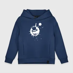 Детское худи Oversize хлопок Сэр Троглодит - Минимализм