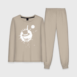 Женская пижама с лонгсливом хлопок Сэр Троглодит - Минимализм