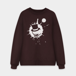 Мужской свитшот oversize без начеса хлопок Сэр Троглодит - Минимализм