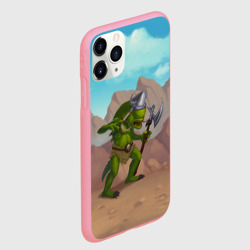Чехол для iPhone 11 Pro Max матовый Сэр Троглодит - Варвар, текст - фото 2