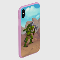 Чехол для iPhone XS Max матовый Сэр Троглодит - Варвар, текст - фото 2