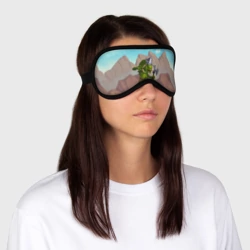 Маска для сна 3D Сэр Троглодит - Варвар, текст - фото 2