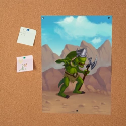 Постер Сэр Троглодит - Варвар, текст - фото 2