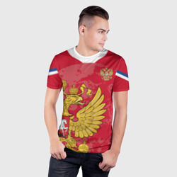 Мужская футболка 3D Slim Сборная России 2020 Exlusive - фото 2