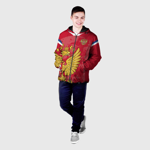 Мужская куртка 3D с принтом Сборная России 2020 Exlusive, фото на моделе #1