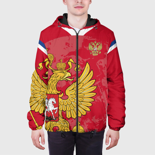 Мужская куртка 3D с принтом Сборная России 2020 Exlusive, вид сбоку #3