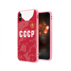 Чехол для iPhone X матовый СССР Retro 2020 - фото 2