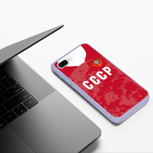 Чехол для iPhone 7Plus/8 Plus матовый СССР Retro 2020, цвет светло-сиреневый - фото 5