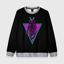 Детский свитшот 3D Samurai Retro Neon