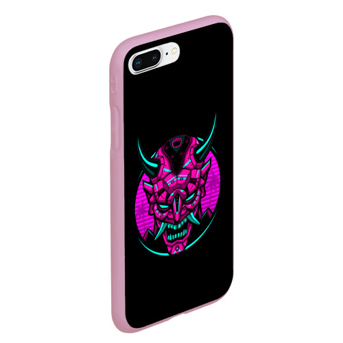 Чехол для iPhone 7Plus/8 Plus матовый Samurai Retro Neon, цвет розовый - фото 3