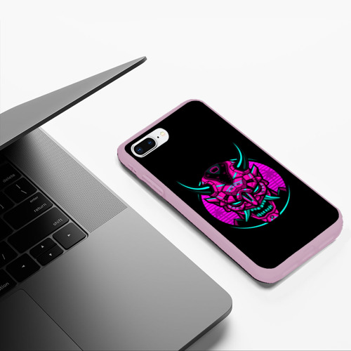 Чехол для iPhone 7Plus/8 Plus матовый Samurai Retro Neon, цвет розовый - фото 5