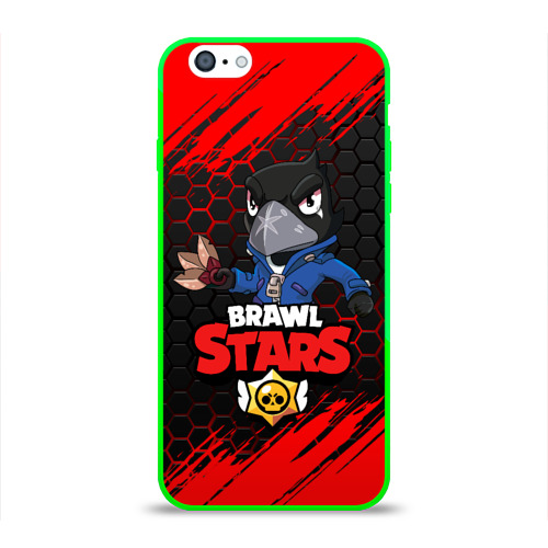 Чехол для iPhone 6/6S глянцевый BRAWL STARS CROW Фото 01 Чехол для iPhone 6/6S глянцевый BRAWL STARS CROW Фото 01