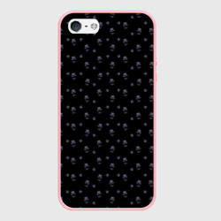 Чехол для iPhone 5/5S матовый Сэр Троглодит - Паттерн, черны