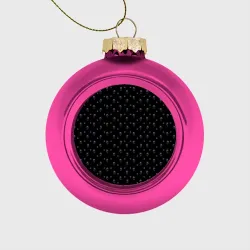 Ёлочный шар стеклянный/пластиковый Сэр Троглодит - Паттерн, черны