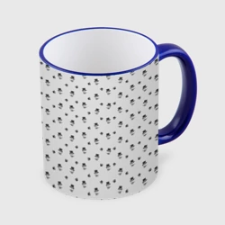 Кружка с полной запечаткой Сэр Троглодит - Паттерн, серый