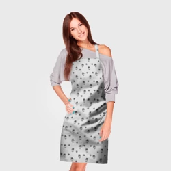 Фартук 3D Сэр Троглодит - Паттерн, серый - фото 2