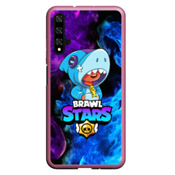 Чехол для Honor 20 Brawl Stars Leon shark Леон