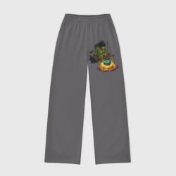 Женские брюки oversize без начеса хлопок Сэр Троглодит - Троглодит