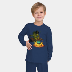 Детская пижама с лонгсливом хлопок Сэр Троглодит - Троглодит - фото 2