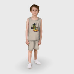 Детская пижама с шортами хлопок Сэр Троглодит - Троглодит - фото 2