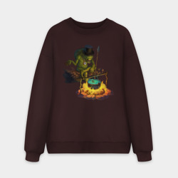 Мужской свитшот oversize без начеса хлопок Сэр Троглодит - Троглодит