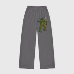 Женские брюки oversize без начеса хлопок Сэр Троглодит - варвар