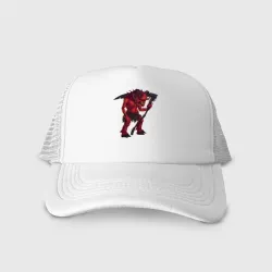 Кепка тракер с сеткой Сэр Троглодит - демон
