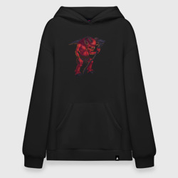 Худи SuperOversize хлопок Сэр Троглодит - демон