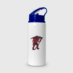 Бутылка для воды с трубочкой Сэр Троглодит - демон