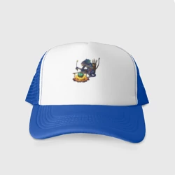 Кепка тракер с сеткой Сэр Троглодит - Ящер