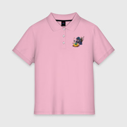 Женское поло хлопок Сэр Троглодит - Ящер