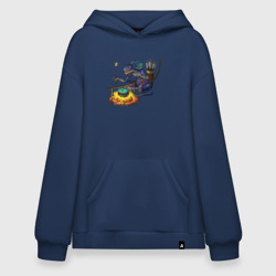 Худи SuperOversize хлопок Сэр Троглодит - Ящер