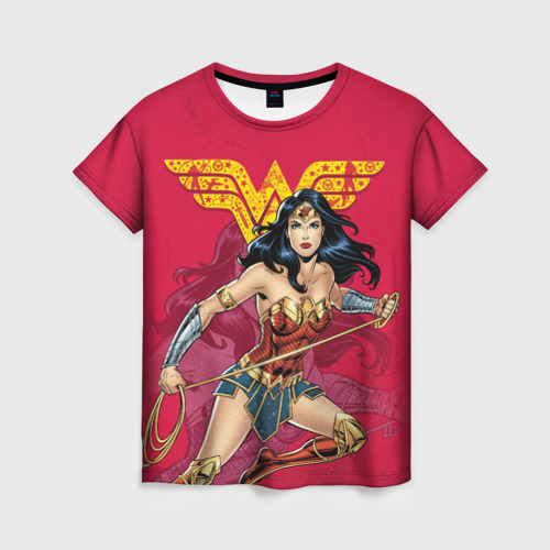 Женская футболка 3D Wonder Woman Фото 01 Женская футболка 3D Wonder Woman Фото 01