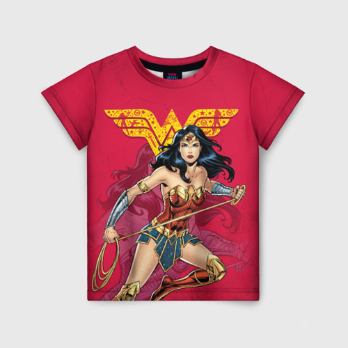 Детская футболка 3D Wonder Woman Фото 01 Детская футболка 3D Wonder Woman Фото 01