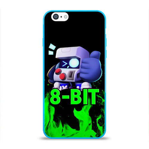 Чехол для iPhone 6/6S глянцевый Brawl Stars 8-BIT Фото 01 Чехол для iPhone 6/6S глянцевый Brawl Stars 8-BIT Фото 01